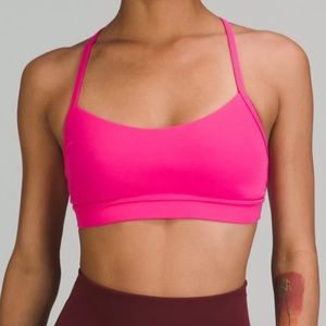Lululemon Flow Y Nulu Bra - Pink